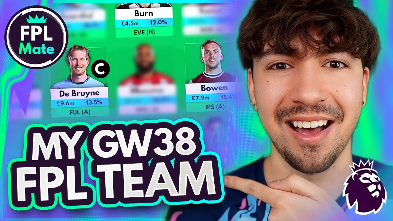 FPL GW38 FINAL TEAM SELECTION | The BEST Differential! 🌶️ | Gameweek 38 Squad, Transfers & Captain