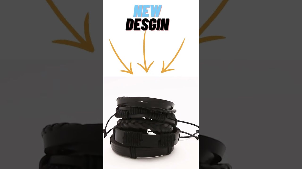 Multiple Layers Leather Bracelet Set