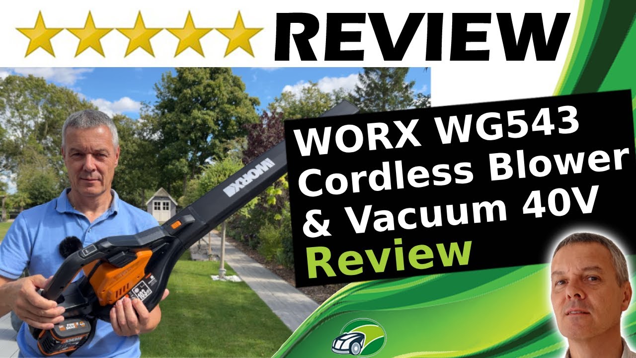 WORX 40V Cordless Leaf Blower and Vacuum WG583E Review