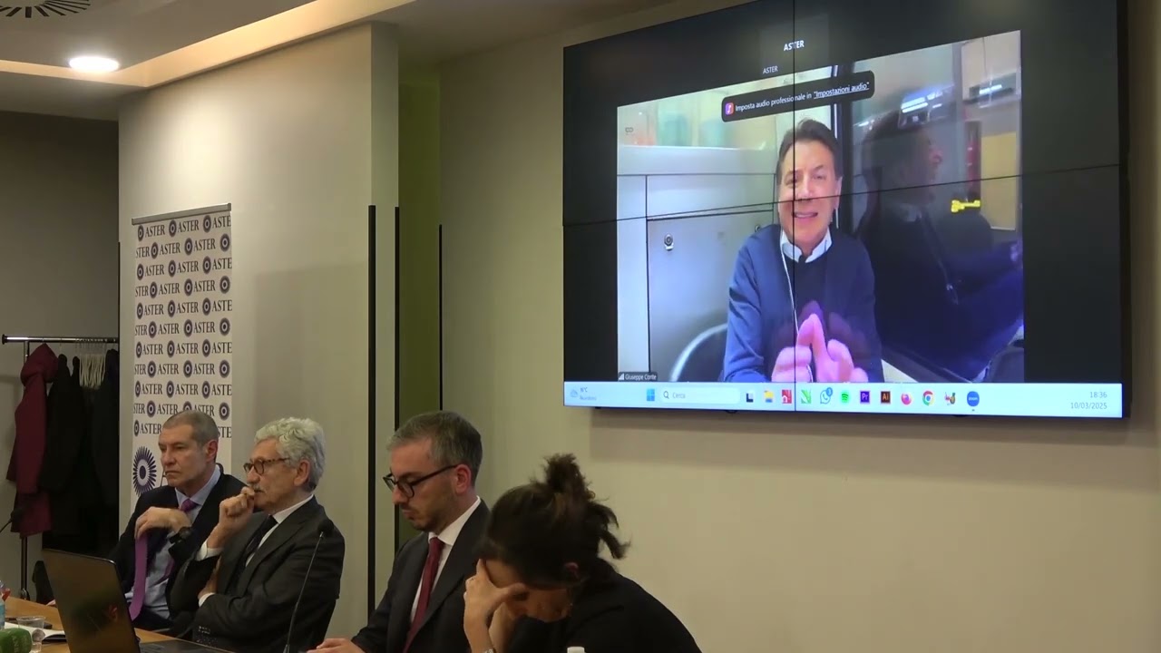 Associazione ASTER || #Gea || Giuseppe Conte
