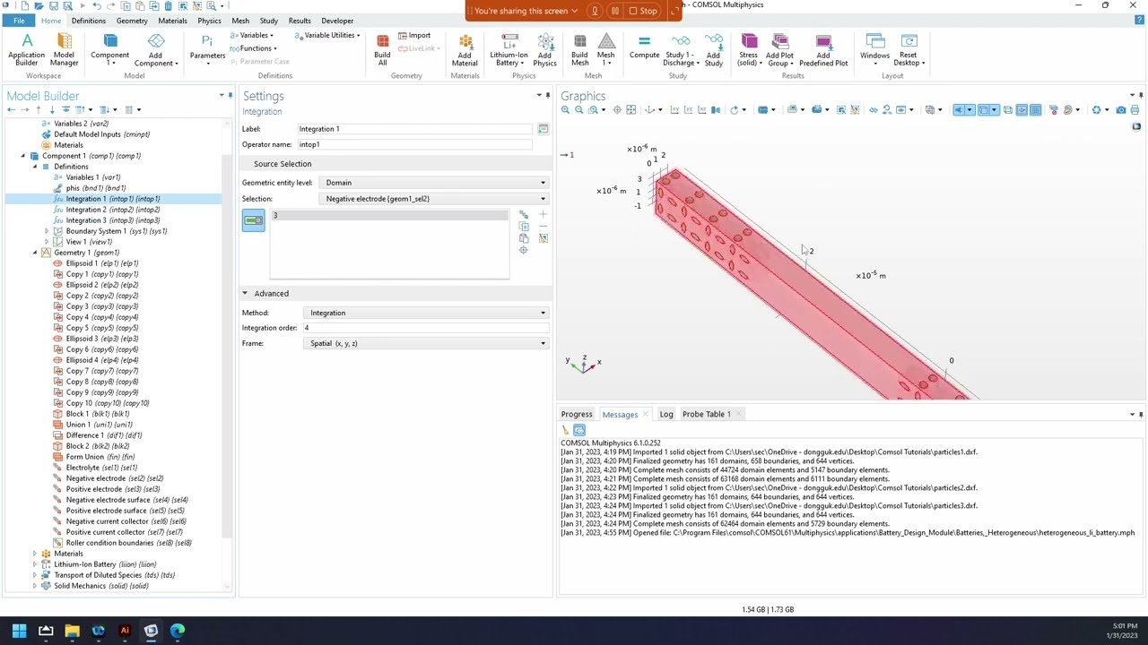 How to calcultae volume, area and length in comsol | Comsol Multiphysics