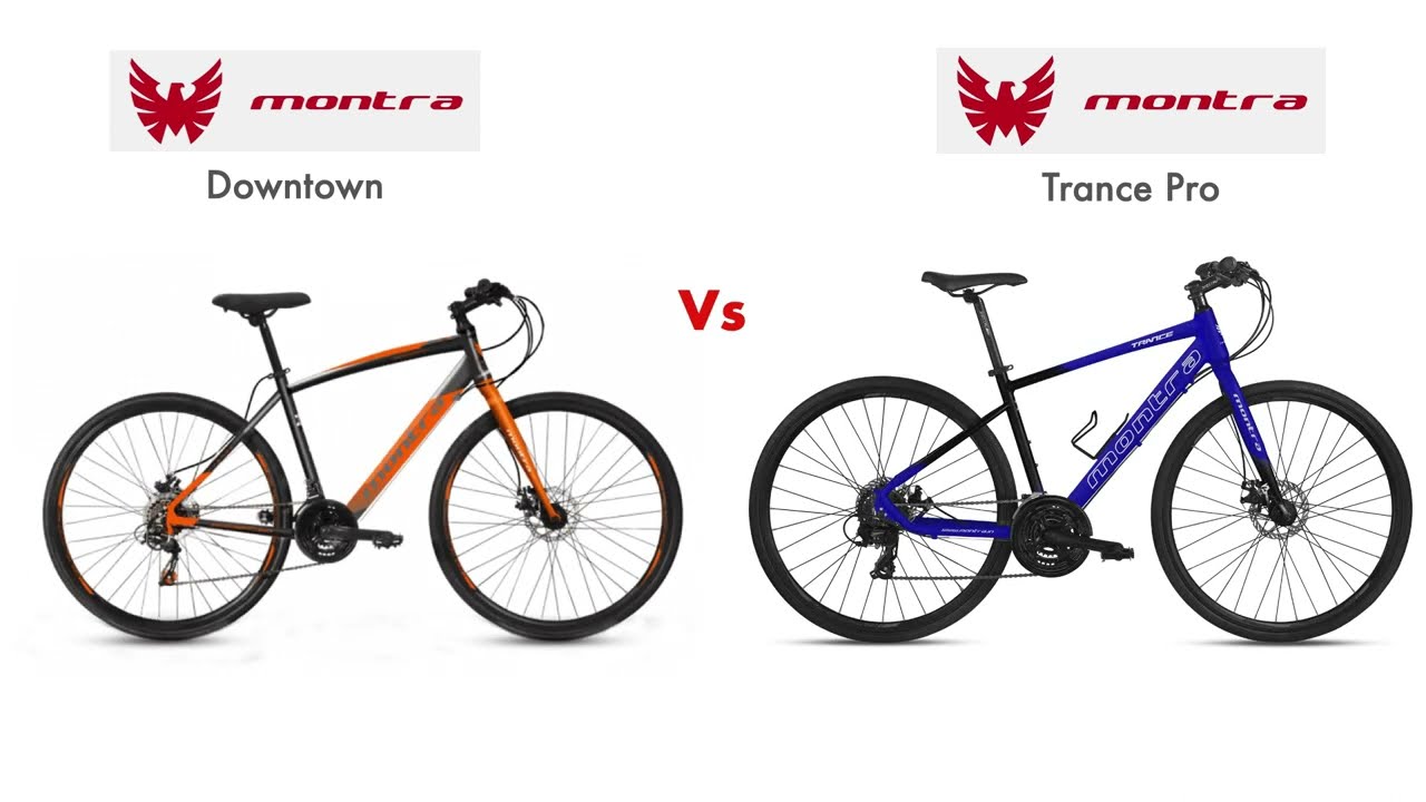 Montra Downtown vs Montra Trance Pro  | Best Montra Hybrid Bicycle under 25000 | Compare Bicycles