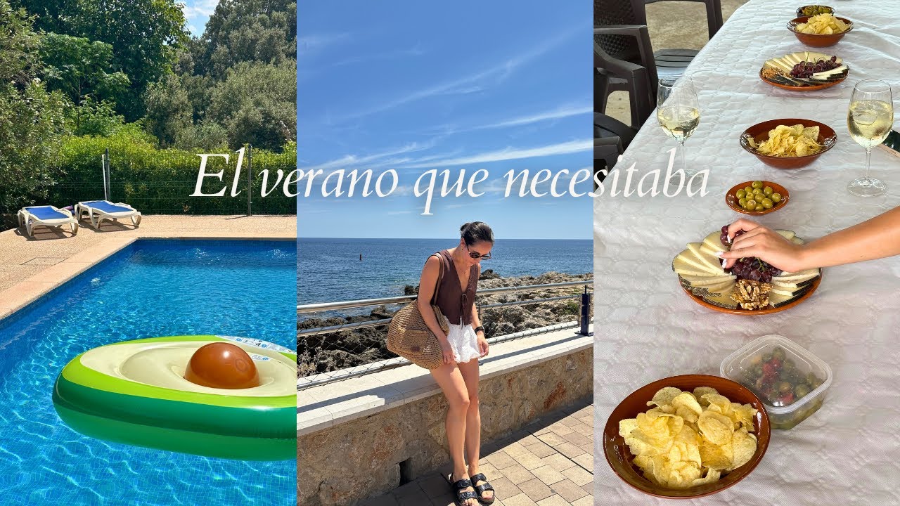 Vlog de verano ☀️ amigas, piscina, familia y días slow en Mallorca