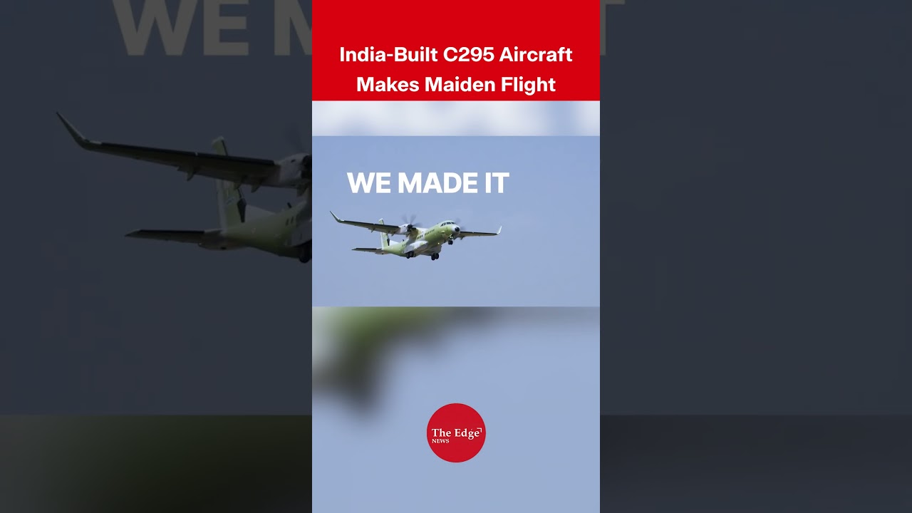 India&rsquo;s First Made-in-India C295 Aircraft Completes Maiden Test Flight from Vadodara