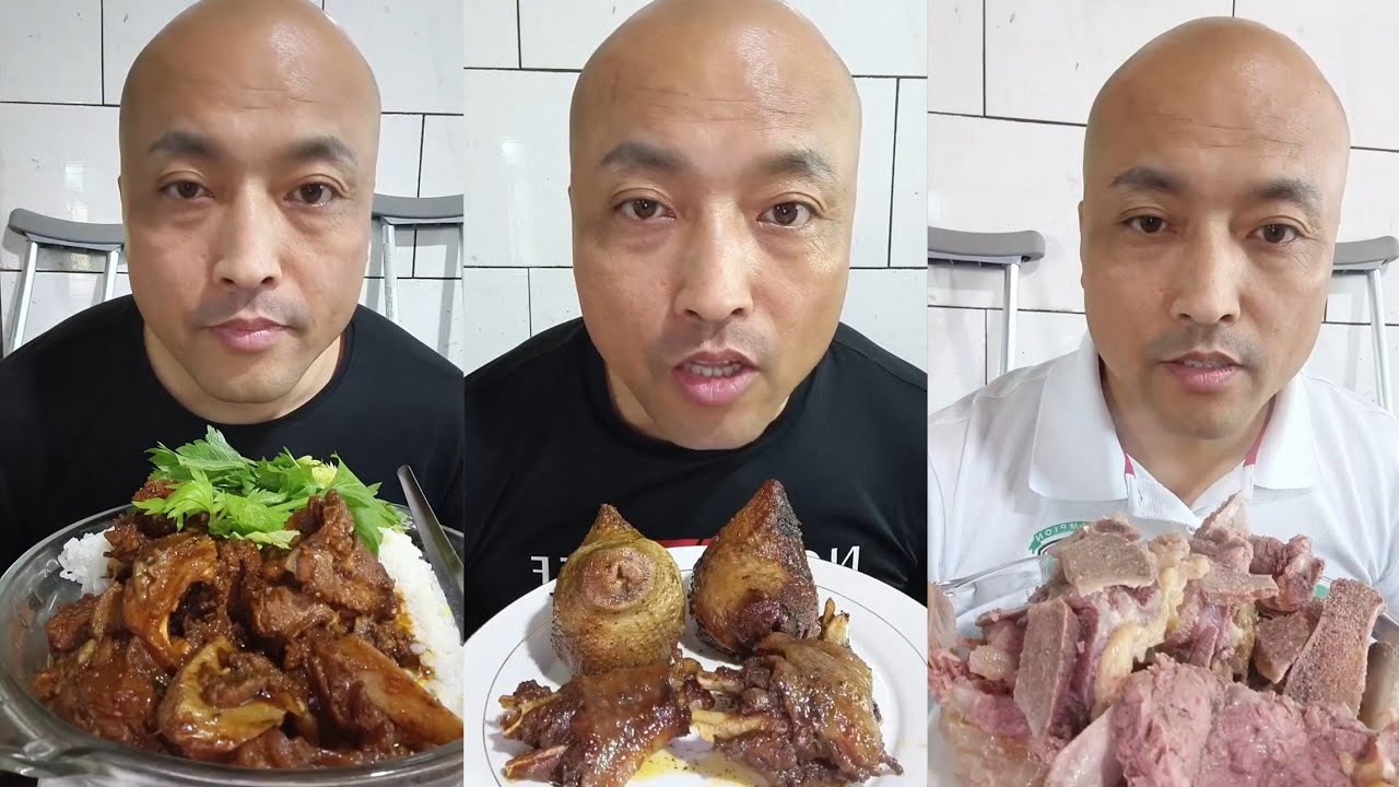 YUMMY/Challenge Eating Pork 🤤 Meat 🥓 Noodle 🍜😋, Friend Fish 🍗 chicken#pork #porkchilly #food #meat 