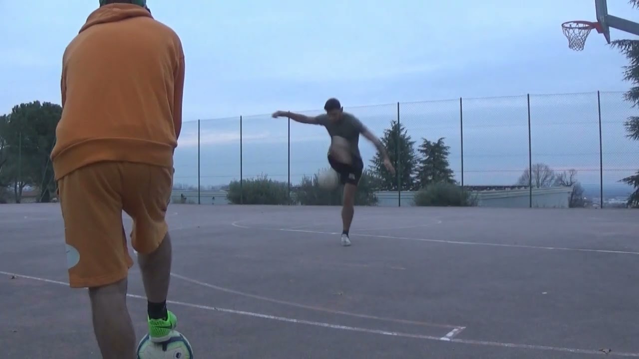 E. Dedić visits Luca Chiarvesio (with Gabriele Spina) - Fagagna 2024 (freestyle football)