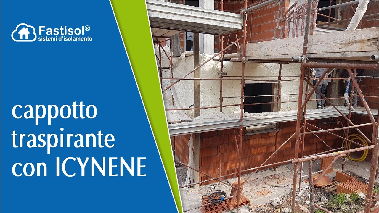 Cappotto termico esterno traspirante con schiuma