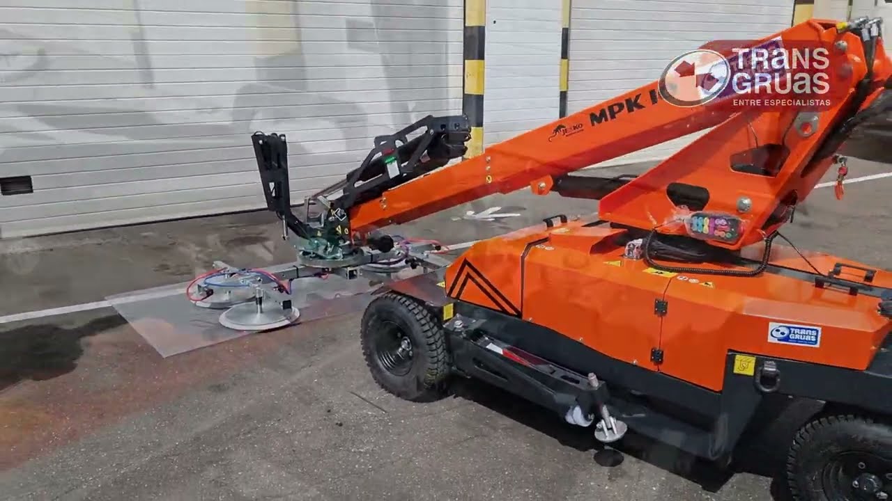 Robot cristalero Jekko MPK10, con 1.000 kg de capacidad de carga