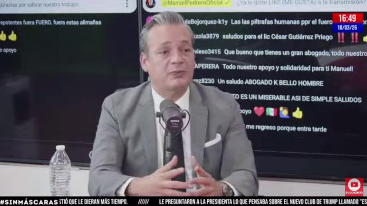 🔴 #SinMáscaras en #RadioEducación del 10 de marzo de 2026