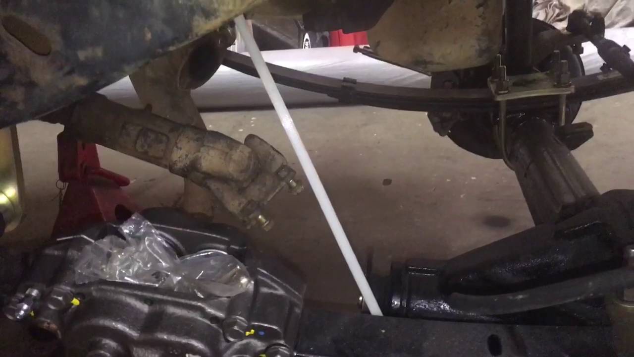 Isuzu Trooper SAS with Toyota axle part 3 of 4