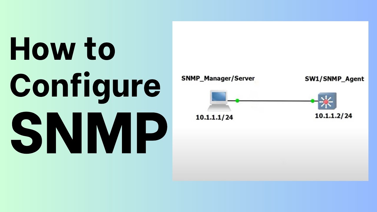 Как настроить SNMP (шаг за шагом)