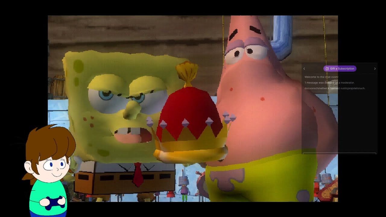 Twitch stream VOD - The SpongeBob SquarePants Movie PS2 part 4 (Feb 1, 2026)