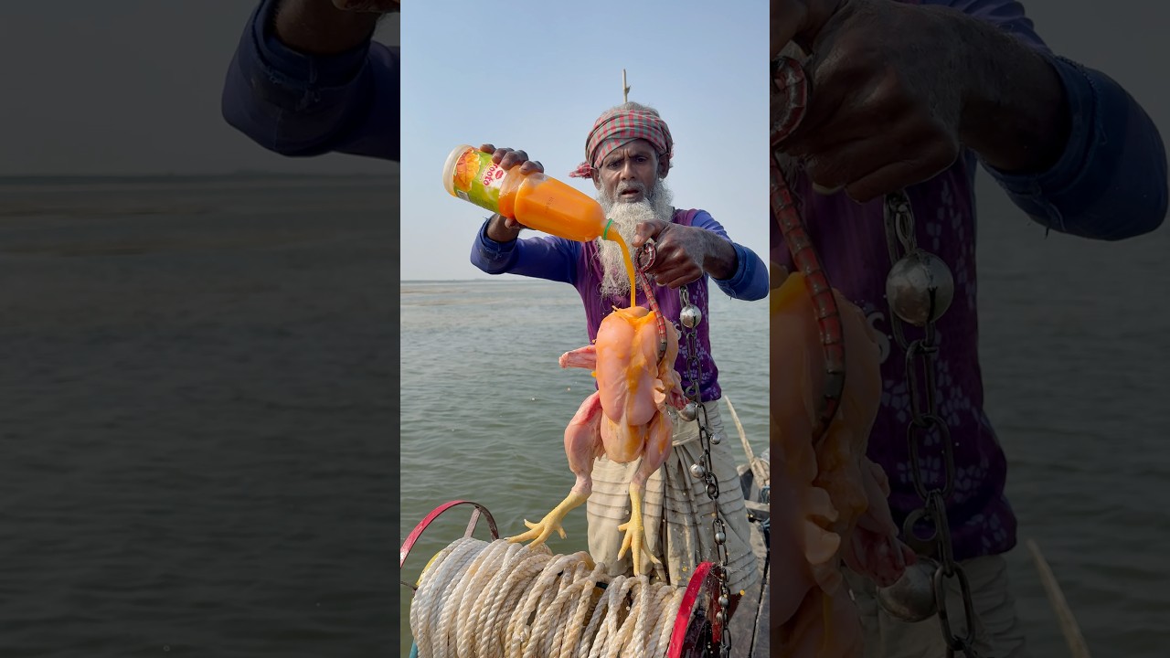 4 kg full chicken bait throwing for carp catching #fishing #fishinglife #bait