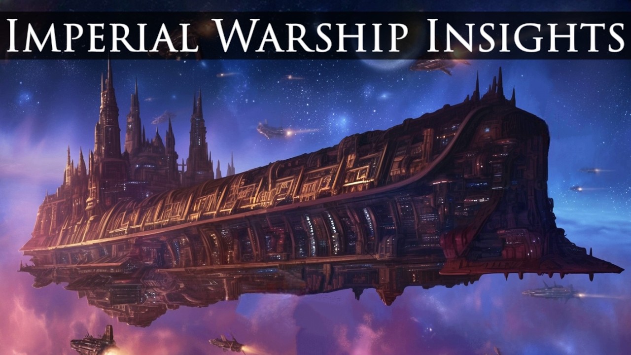Inside an Imperial Navy Warship l Warhammer 40k Lore
