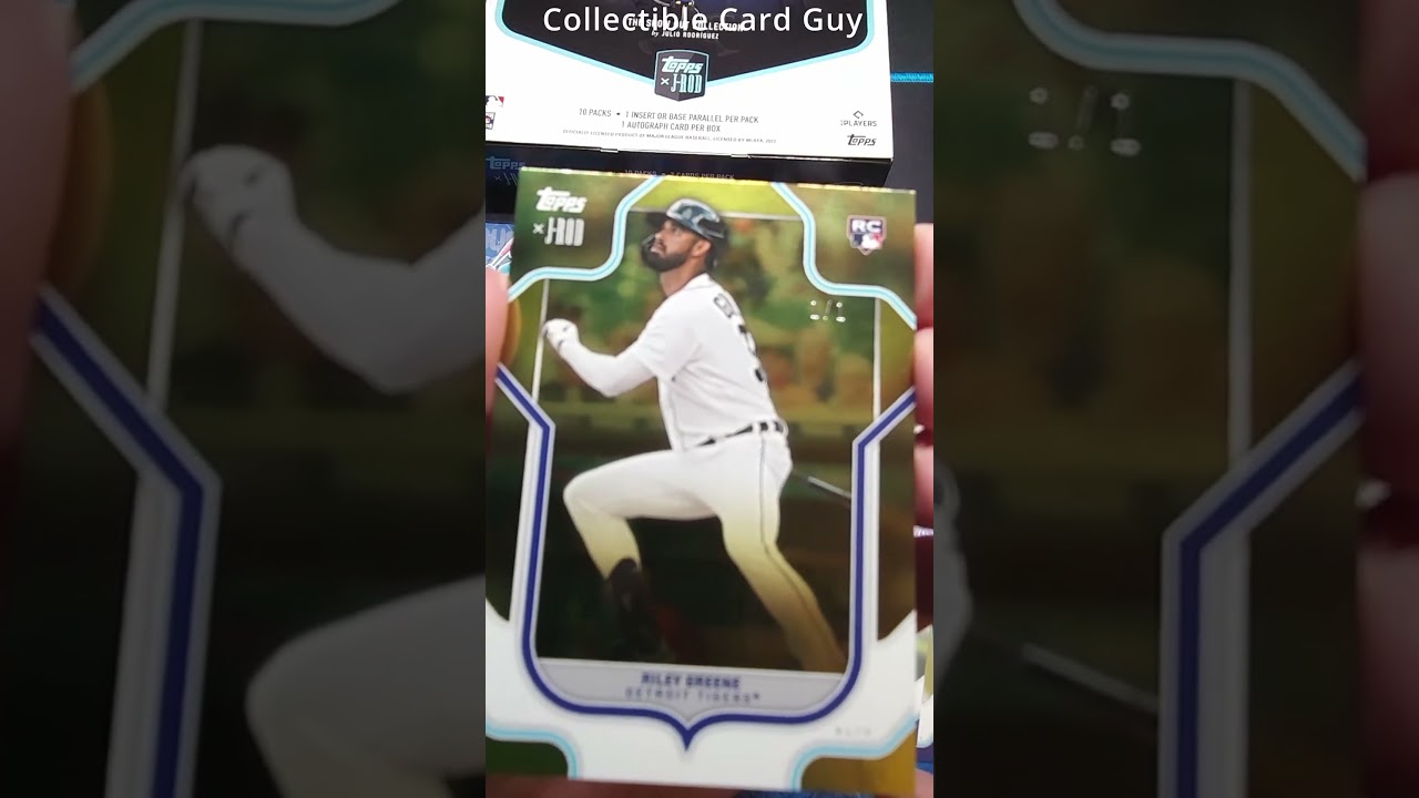 Who Remembers This Pull?! Riley Greene 1 of 1 Gold RC 2023 Topps x J-Rod The Show Out Collection