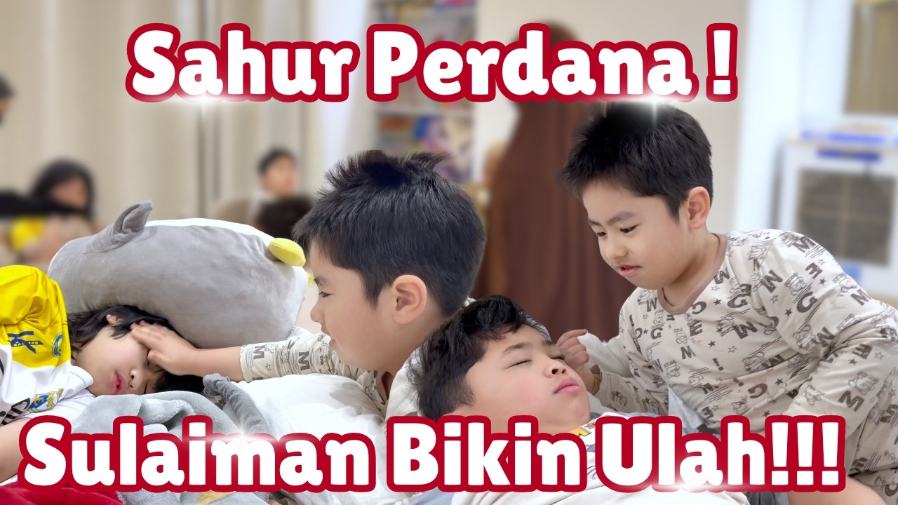 AKSI LUCU SULAIMAN, BANGUNIN KAKAKNYA SAHUR ! #egyptlife