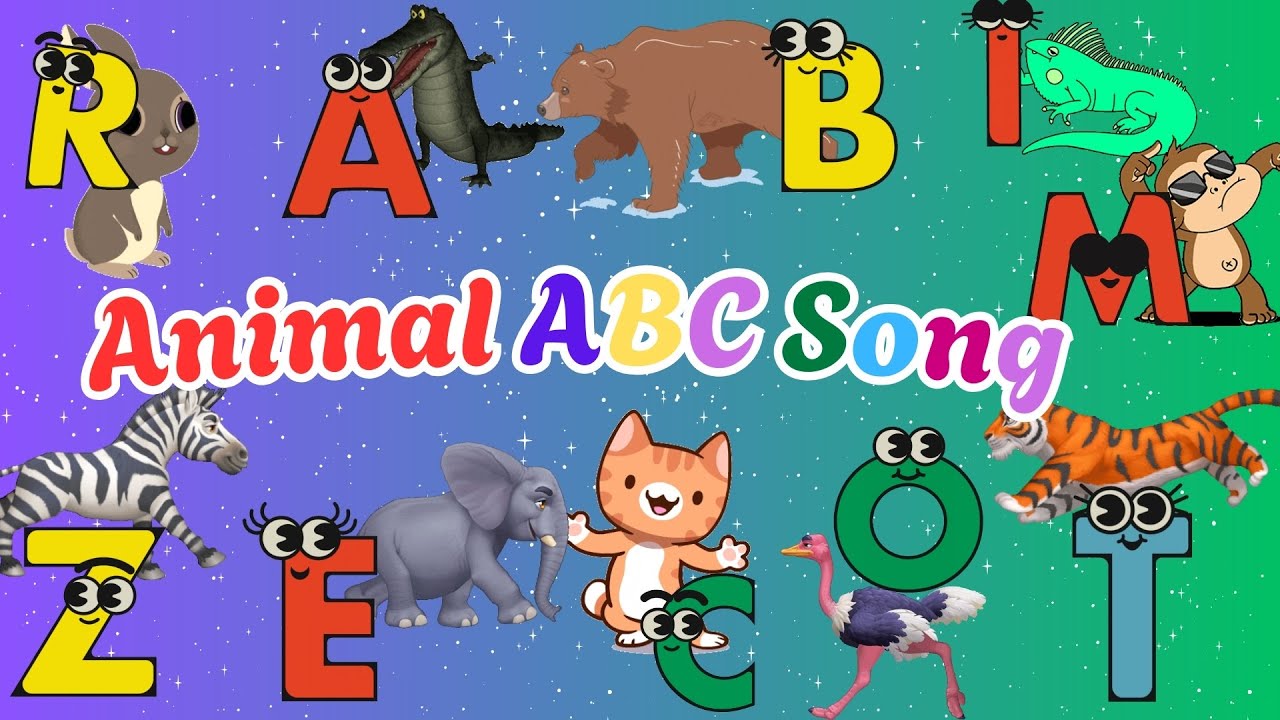 ABC Song with Animals 🎵 | Learn Letters A–Z Fast | Preschool Phonics & Alphabet Sounds