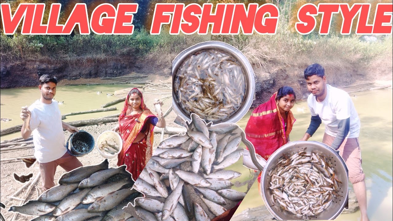 ||VILLAGE FISHING STYLE ||🐋🎣@Deepafoodandvlog 