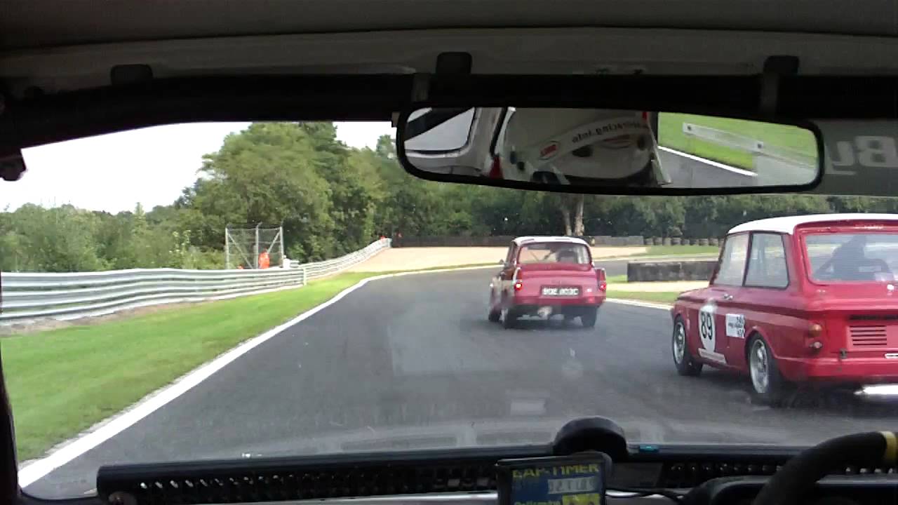 Historic Touring Cars at Oulton Park 26 Aug 13 in car