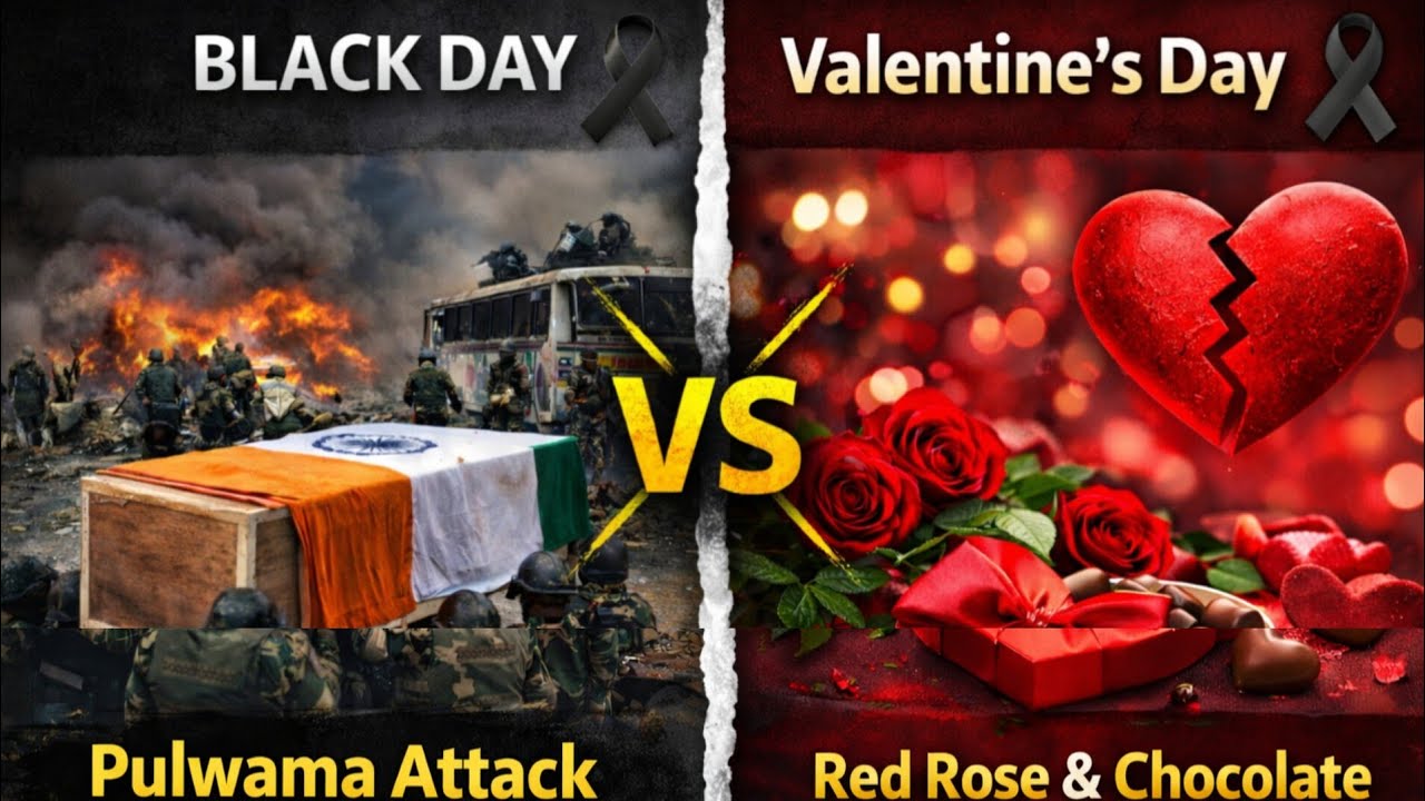 Black Day of India | 14 Feb Pulwama vs Valentine Reality