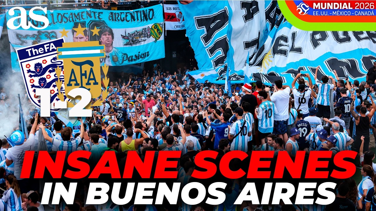 BUENOS AIRES GOES WILD: Argentina fans explode after goals send MESSI and ARGENTINA to the FINAL