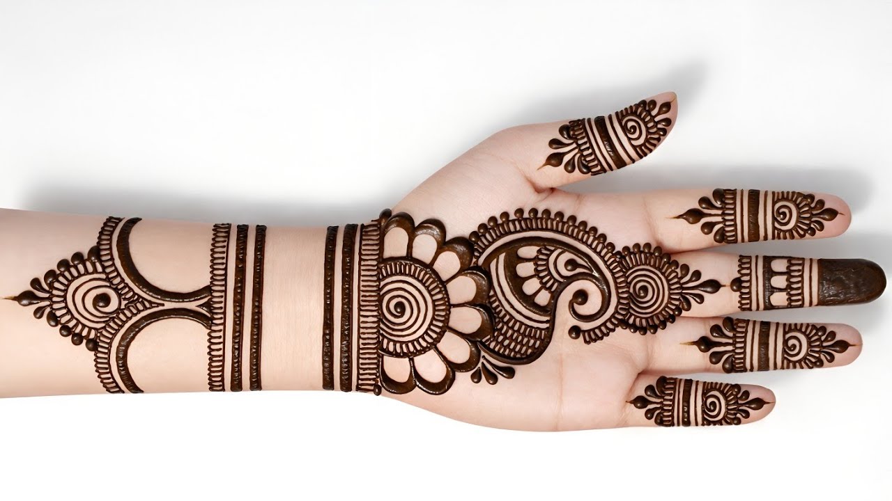 New simple mehndi design | easy arabic mehndi design | mehndi design easy | mehndi | mehandi design