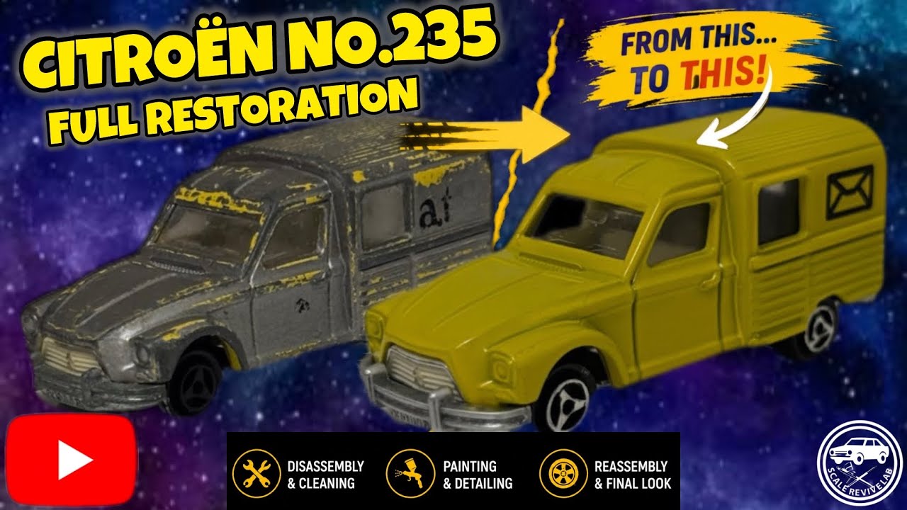 Majorette Citroën No.235 Full Restoration | Classic Diecast 1:64
