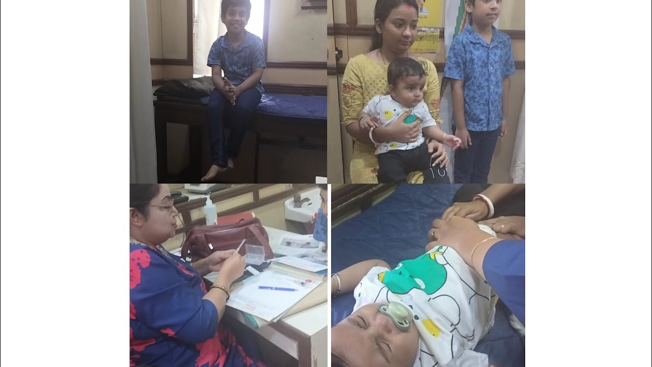 6 month vaccination day and bohat tension wala din hai 😭😭 #vaccine #doctor #life #crying #care 