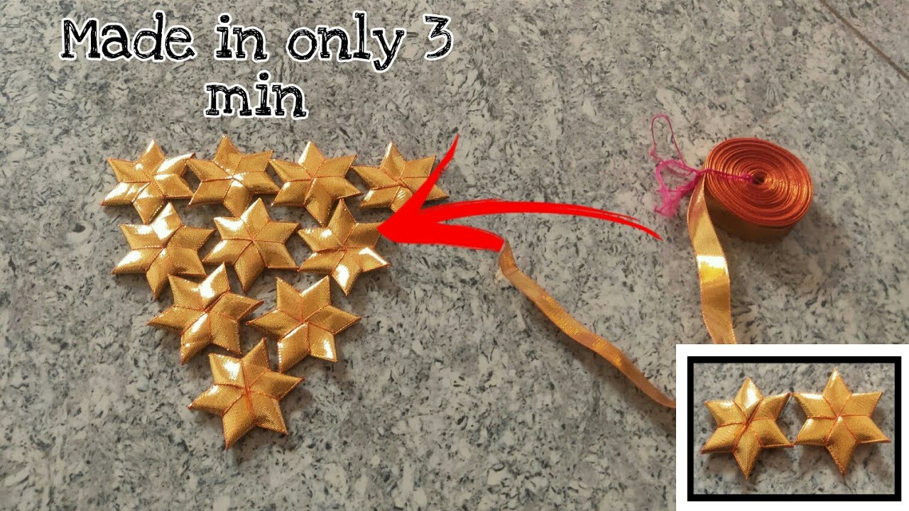 How to make star | How to make Gota Patti flower | 2021| Rajasthani Arts | Gota patti design