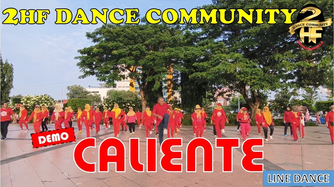 #DEMO #CALIENTE #linedance | 2HF #Dance #Community | #trending #tiktok #nikamusic #nika #music