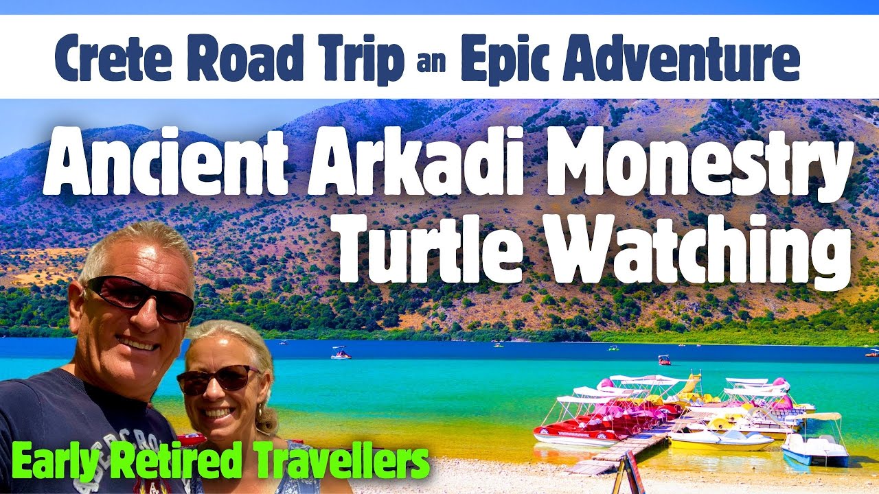 Arkadi Monestry, Turtle Watching, Lake Kournas, Crete Road Trip #crete #nudistbeach #greece