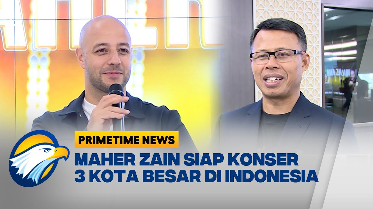 Maher Zain Live in Concert 2025 di 3 Kota Besar Indonesia - [Primetime News]