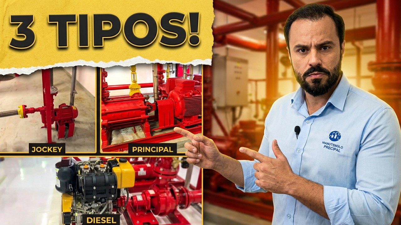 Quais os tipos de bomba de incêndio?