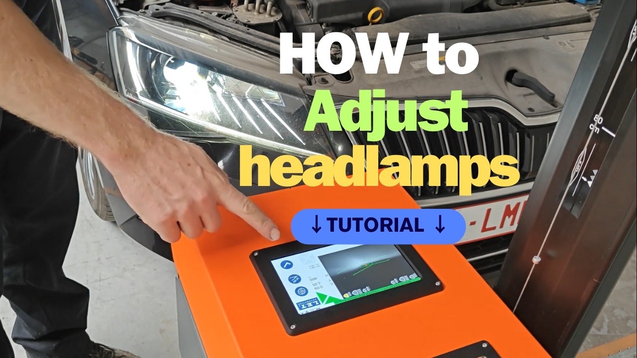 Mastering Car Headlamp Adjustment with the Luminoscope Pro