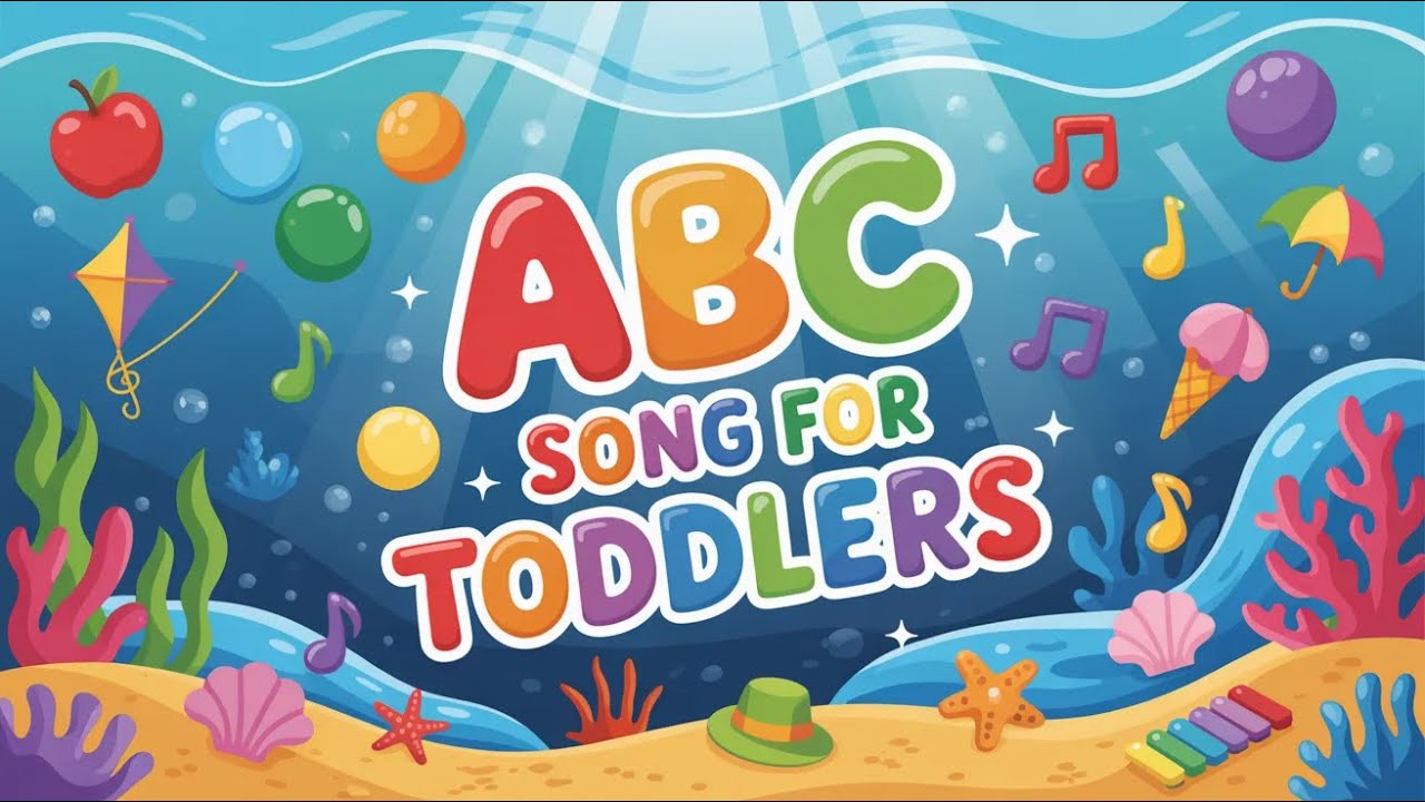 ABC Song for Toddlers 🎵 | Soft ABC Learning Music for Focused Kids Time
