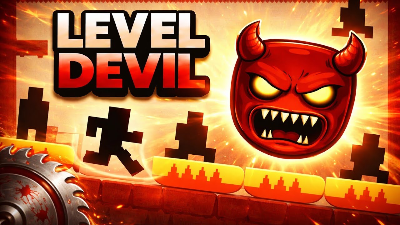 تحدي عدم الغضب في Level Devilفشلت من أول دقيقة 😭