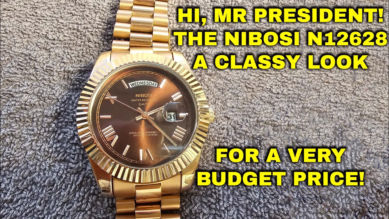 The Nibosi N12628 - Classy looks on a budget - Hi, Mr President!
