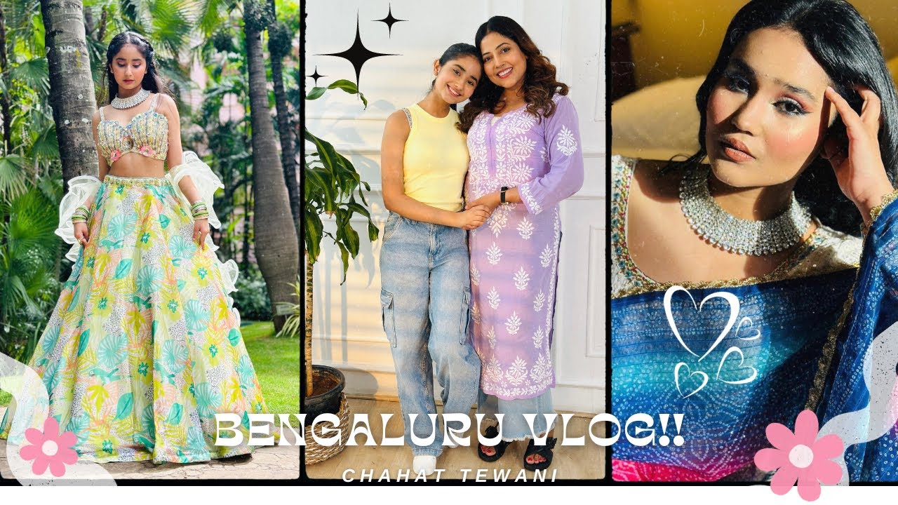 TRIP TO BENGALURU 😍 & THE LEELA PALACE BENGALURU TOUR ✨ l VLOG l CHAHAT TEWANI