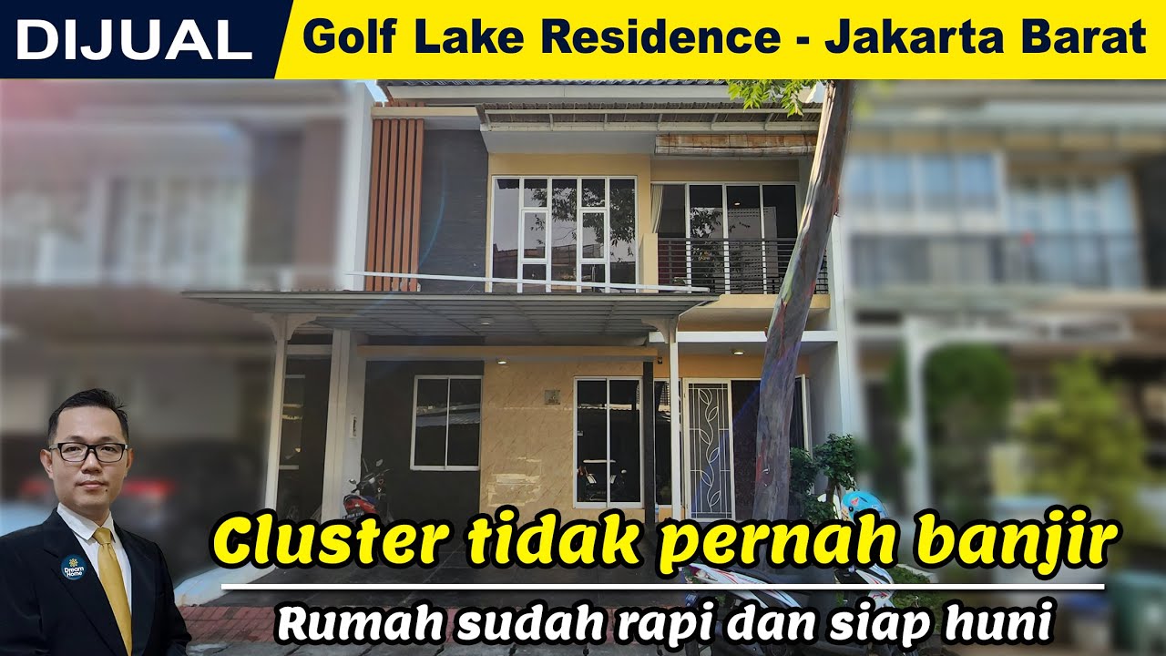 Dijual Cepat Rumah Rapi Siap Huni Full Furnished di Perumahan Golf Lake Residence Cengkareng