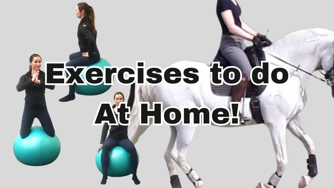 Improve Your Mobility, Stability and Balance (at home!) // Equestrian Exercises with a Fitness Ball