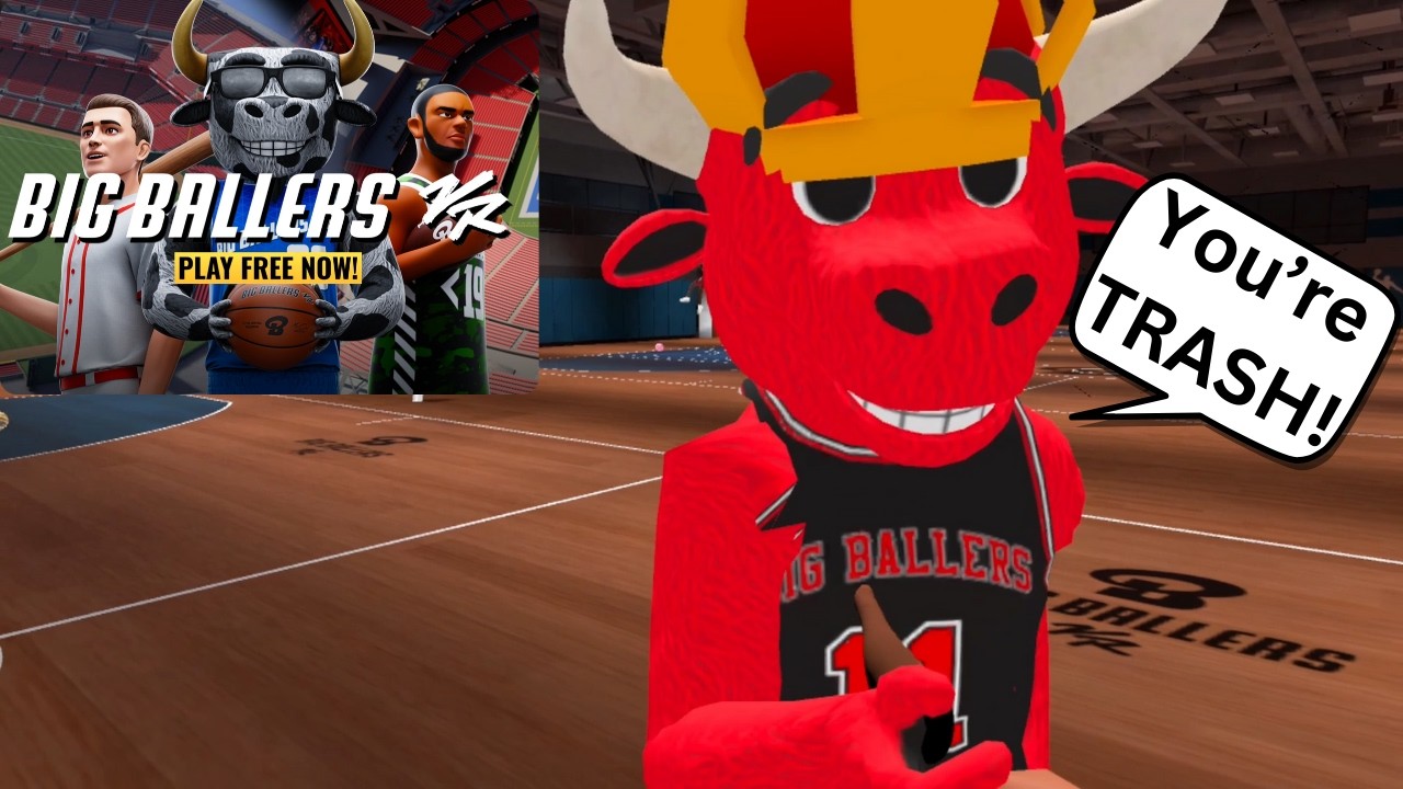 Pro Level Trash Talker Apologized after this 1v1! Big Ballers VR (VR Basketball)