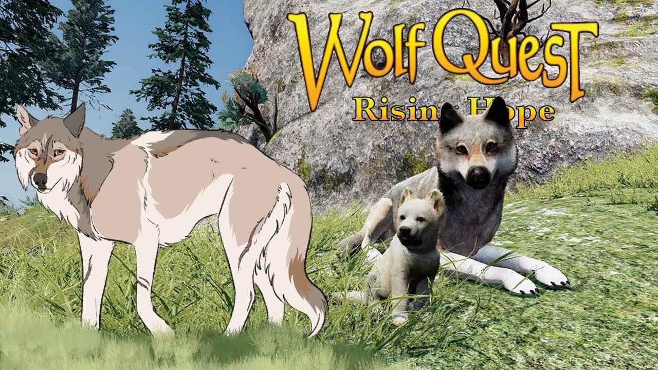 The Little Lucky Litter Arrives🐺❄️Wolf Quest: Rising Hope #30 (Snowberry Pack)
