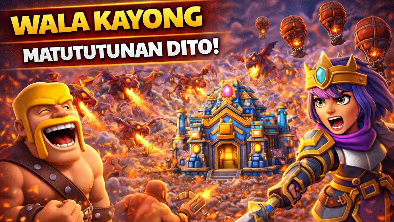 “WALA KAYONG MATUTUTUNAN DITO!” 🤣 MASS DRAGONS SA TH14 | CLASSIC WAR CHAOS 🔥#clashofclans 