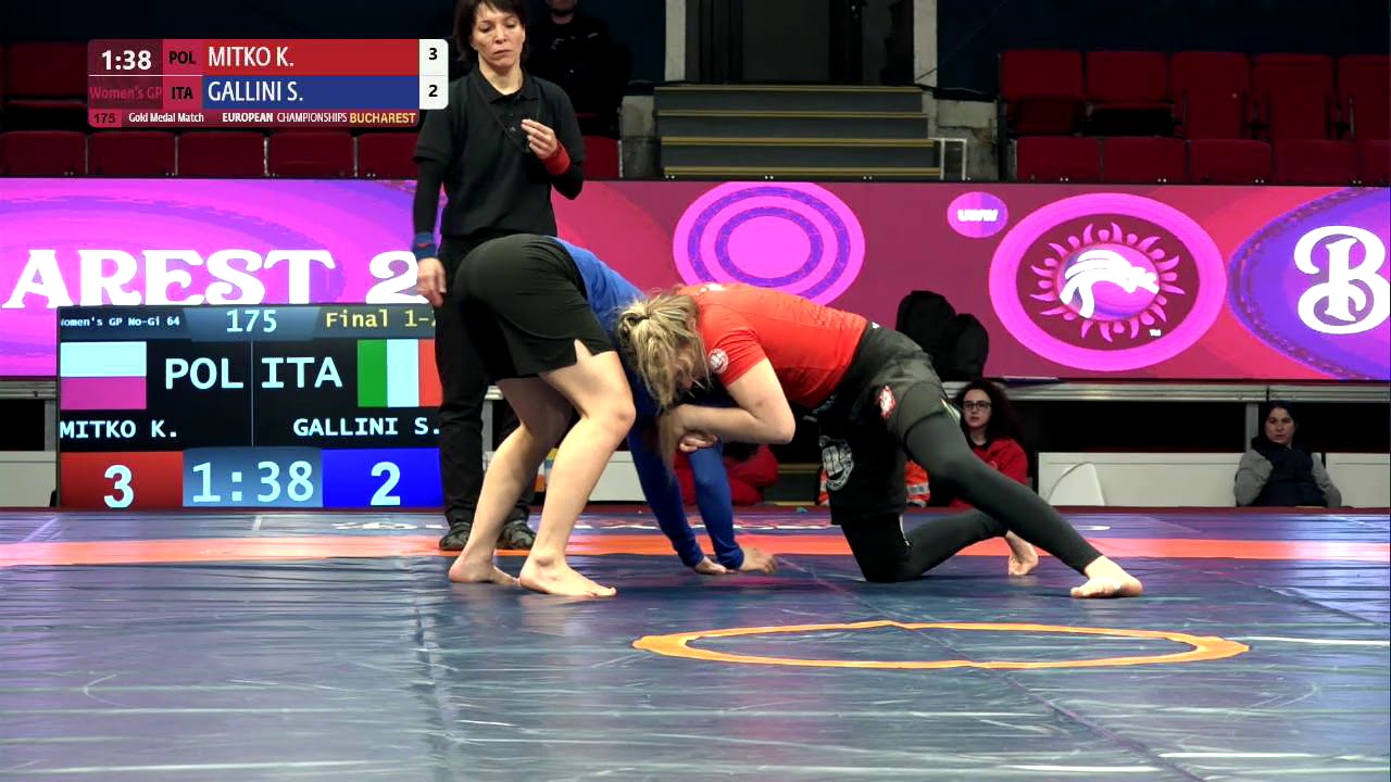 GOLD Women's GP No-Gi - 64 kg: K. MITKO (POL) v. S. GALLINI (ITA)