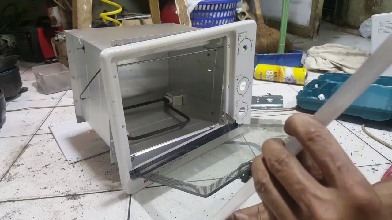 MEMPERBAIKI OVEN MASPION YG KURANG PANAS