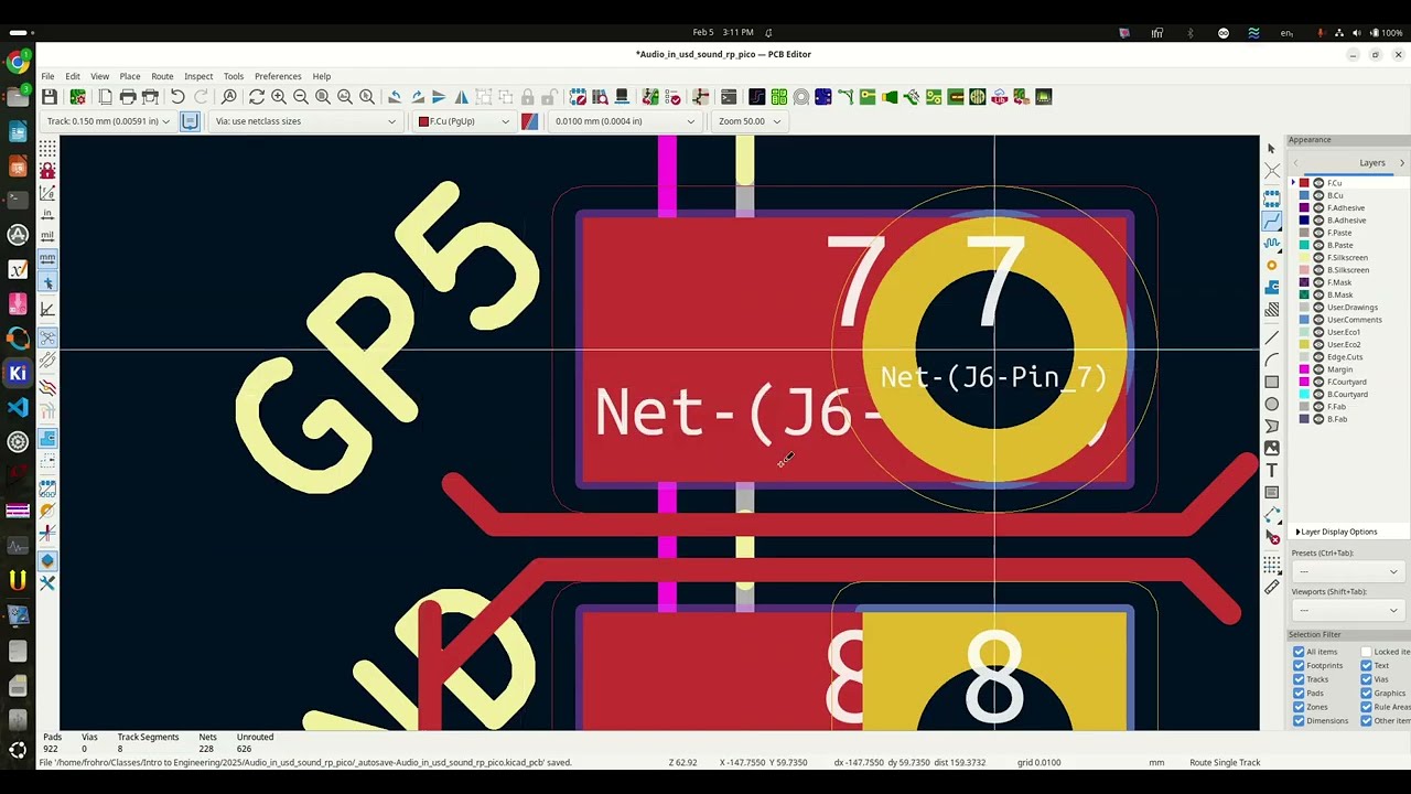 Kicad Board Setup for JLCPCB