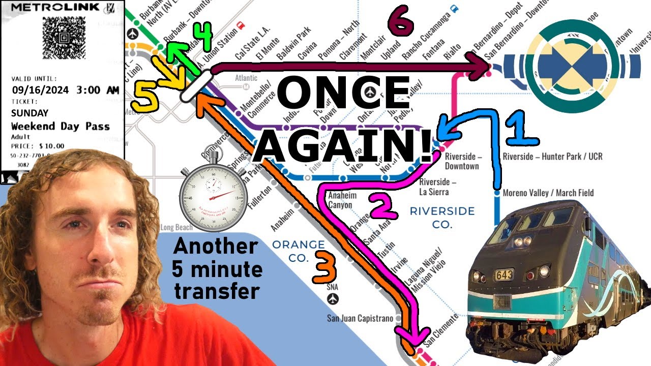 The Quest to Ride All Metrolink Weekend Lines - Second Attempt!