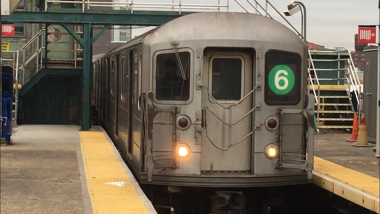 IRT Pelham Line: R62A (6) Trains End/Begin Service @ Pelham Bay Park