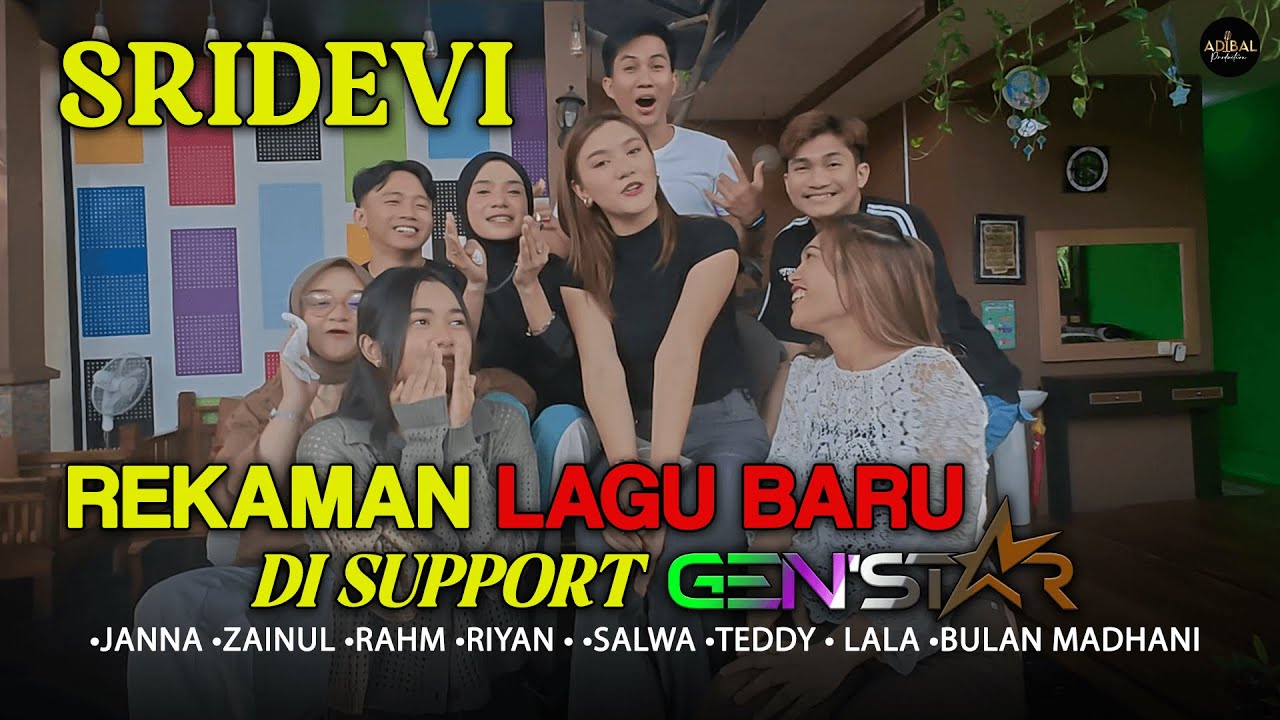 Sridevi Rekaman Lagu Baru || Disupport Genstar