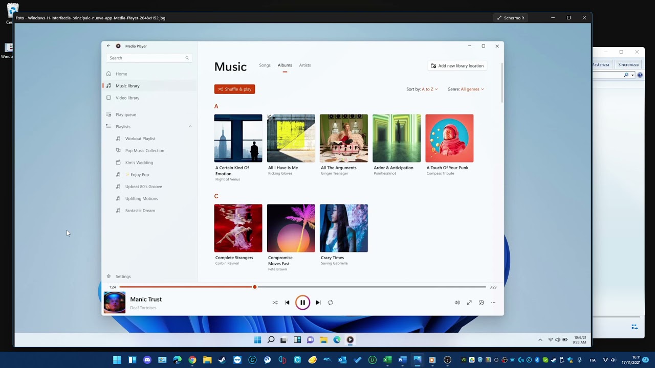 Windows 11: presentato il nuovo Media Player
